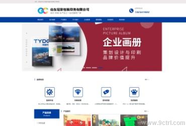 印刷包裝案例之網站建設